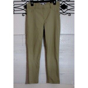 Savage Art Pull On Pants Women's Size L Tan Stretch Tapered Leg